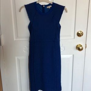 Rebecca Taylor Blue Tweed Dress Size 2